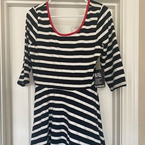 Cute must have black white and red dress from Express.